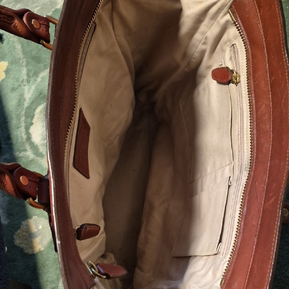 Coach Rich Brown Leather Shoulder Bag - Picture 14 of 15